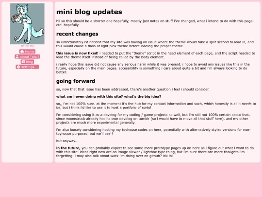 blog/2023-10-20-mini-blog-updates screenshot
