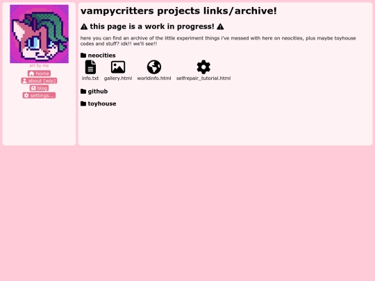 projects screenshot