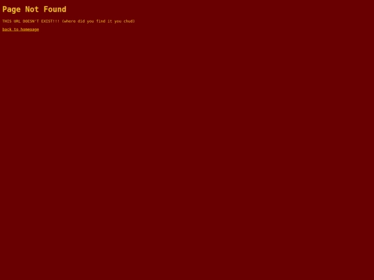 not_found screenshot