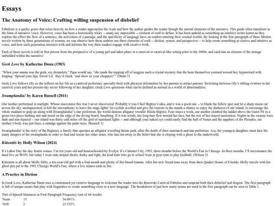 essays screenshot