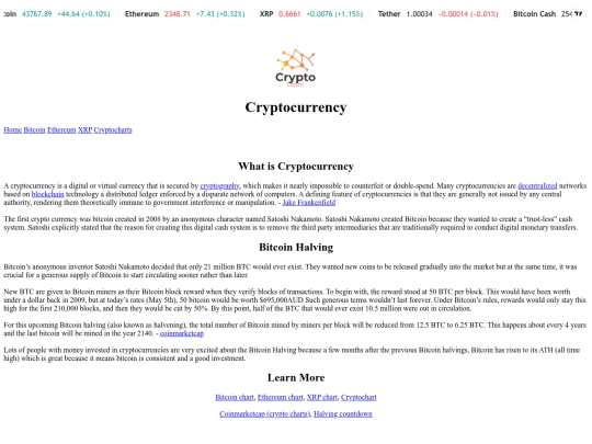 index screenshot