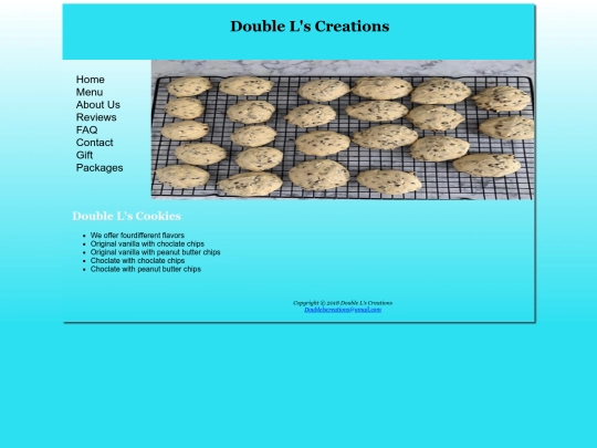 menu screenshot
