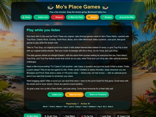 games screenshot