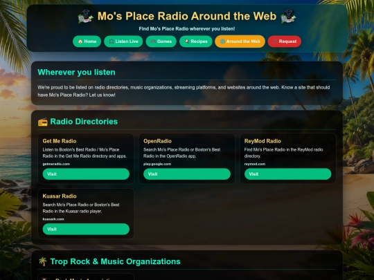 links screenshot