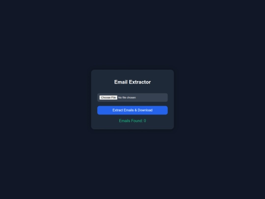 emailextract screenshot