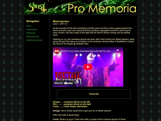 Eras/I/2011/MetalInjectionInterview screenshot