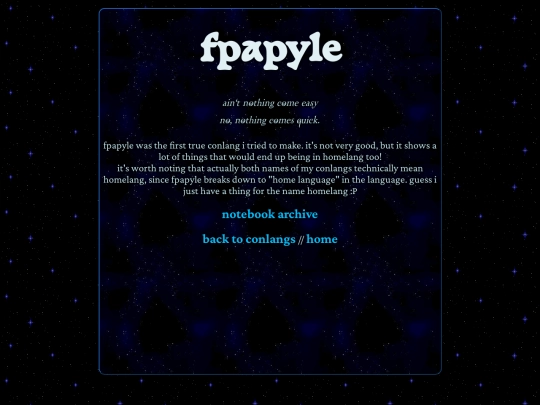 conlangs/fpapyle/fpapyle screenshot