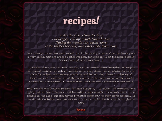 recipes/recipes screenshot