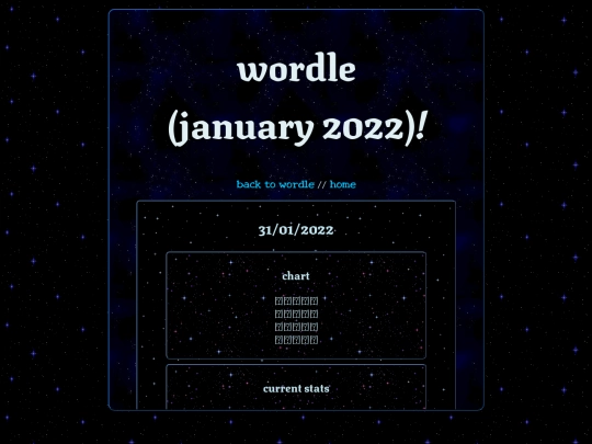 wordle/english/jan22 screenshot