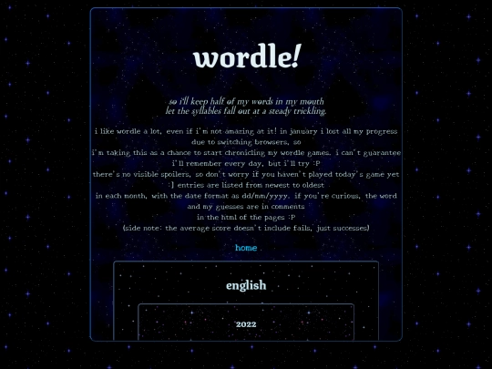 wordle/wordle screenshot