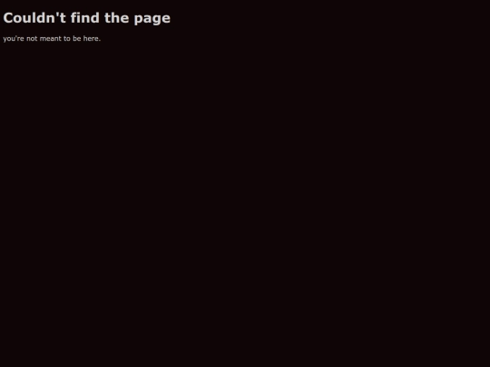 not_found screenshot