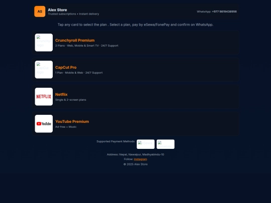 index screenshot