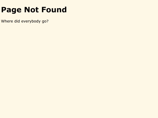 not_found screenshot