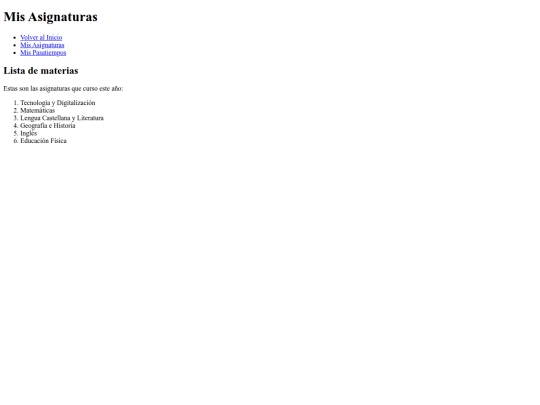 asignaturas screenshot