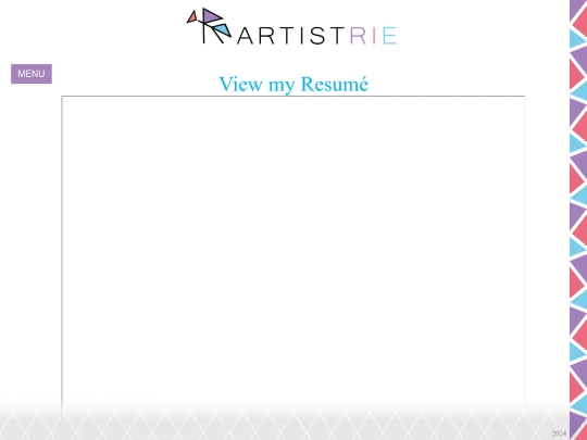 resume screenshot