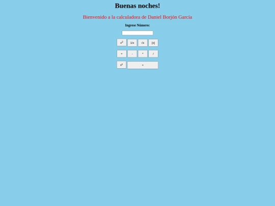 Calculadora screenshot