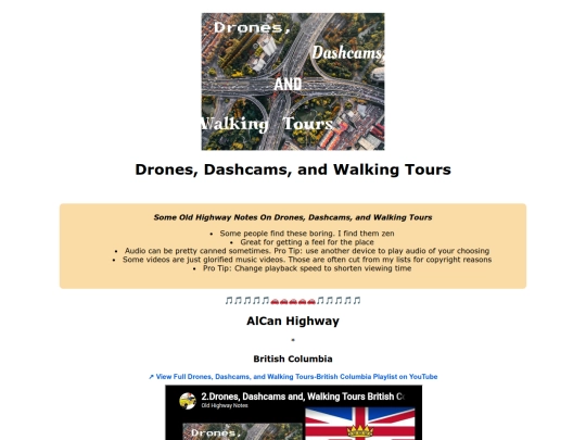Drones_Dashcams_and_Walking_Tours screenshot