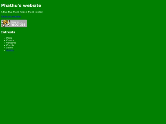index screenshot