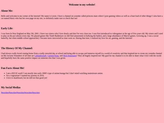 aboutme screenshot