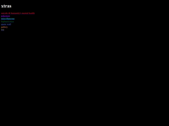 extras screenshot