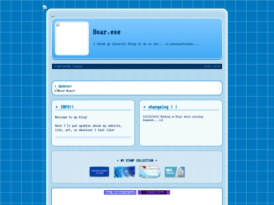 blog screenshot