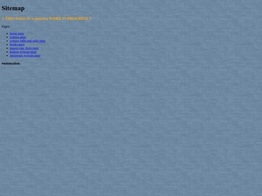 sitemap screenshot