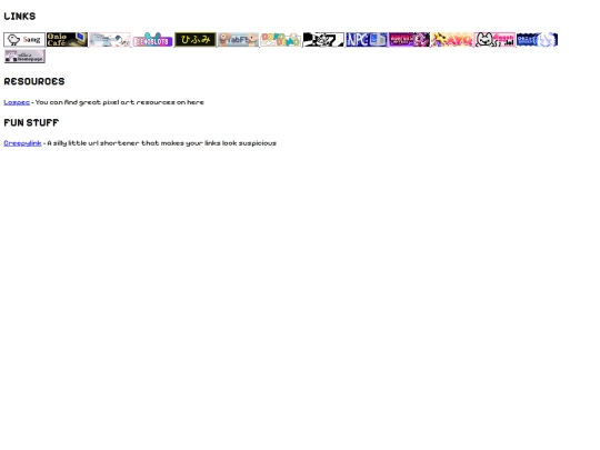 links screenshot