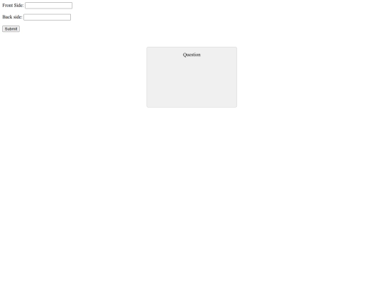 flashcard screenshot