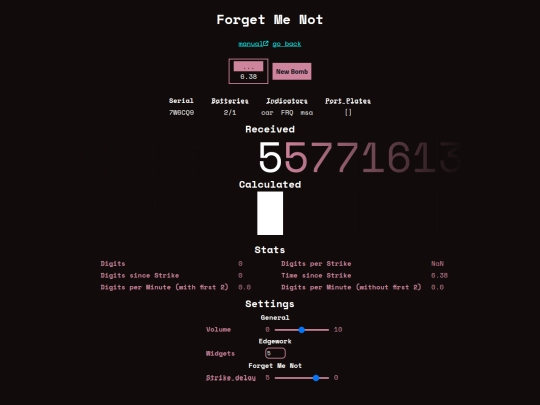 ktane/Forget Me Not screenshot