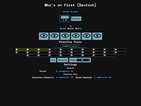 ktane/Who's on First (Deutsch) screenshot