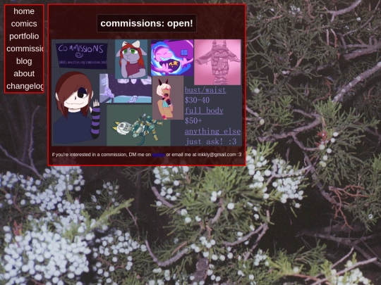 commissions screenshot