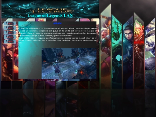 paginas/ARAM screenshot