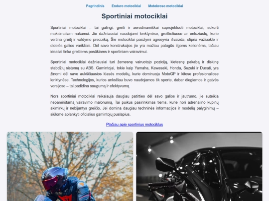 sportiniai screenshot
