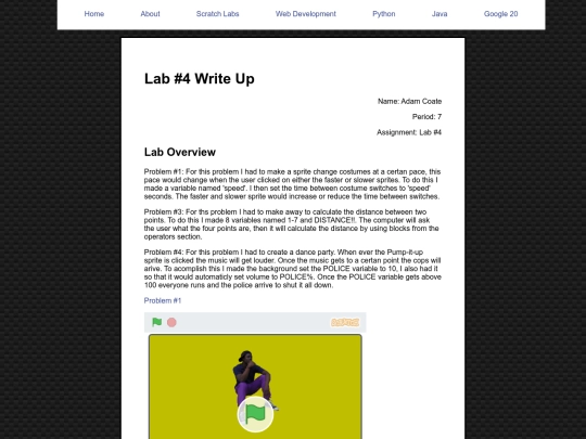 scratch/scratchLab4 screenshot
