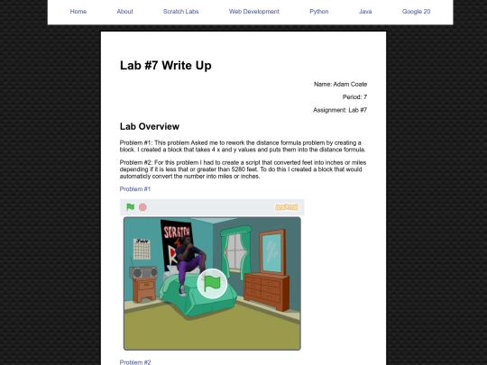 scratch/scratchLab7 screenshot