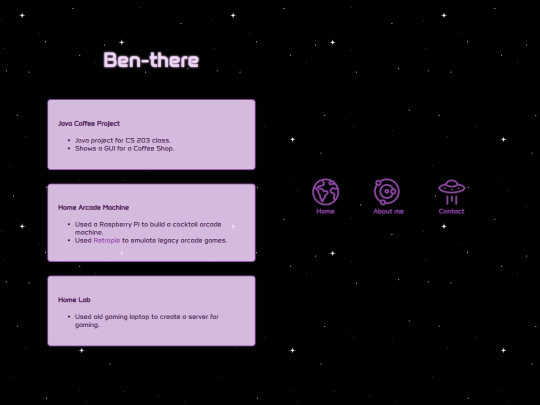 projects screenshot