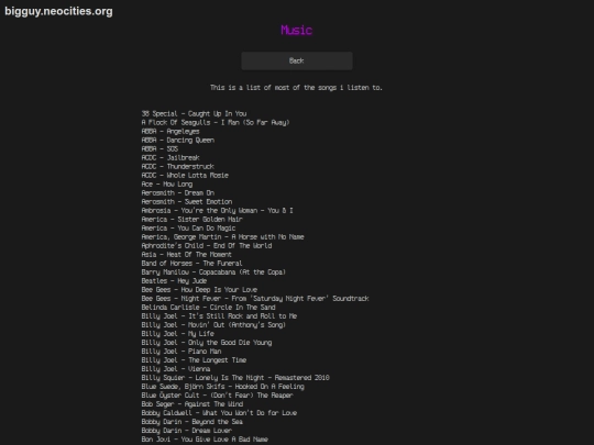 music screenshot
