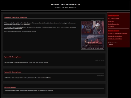 updates screenshot