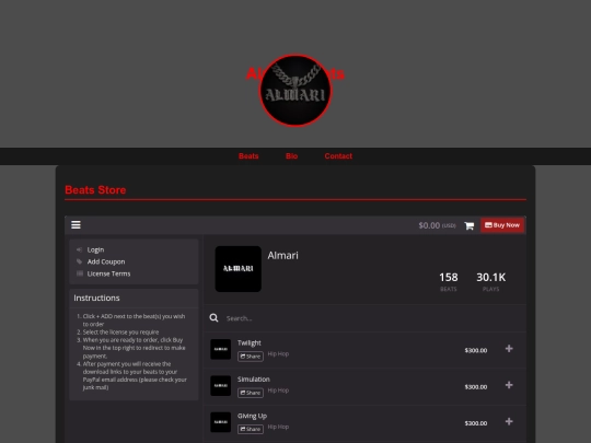index screenshot