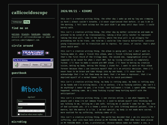 blog screenshot