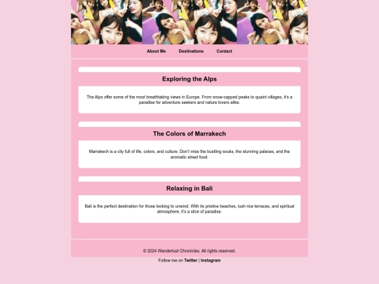 blog screenshot
