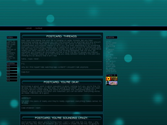index screenshot