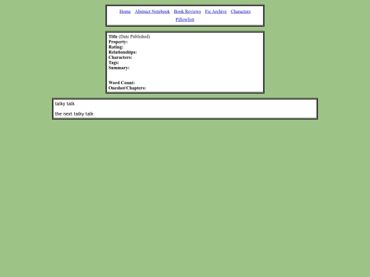 Archive/template screenshot
