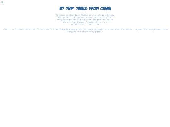 songs/myshipsailedfromchina screenshot