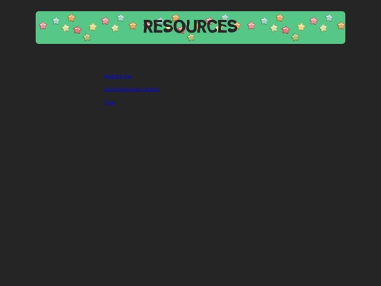 resources screenshot