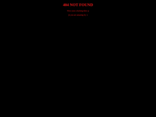 not_found screenshot