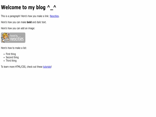 index screenshot