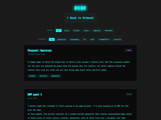 desk screenshot