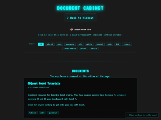document-cabinet screenshot