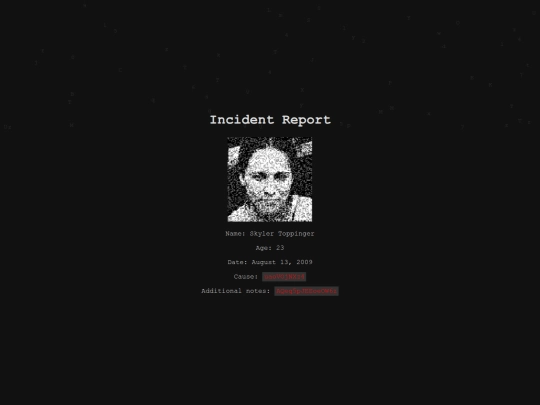 incident screenshot
